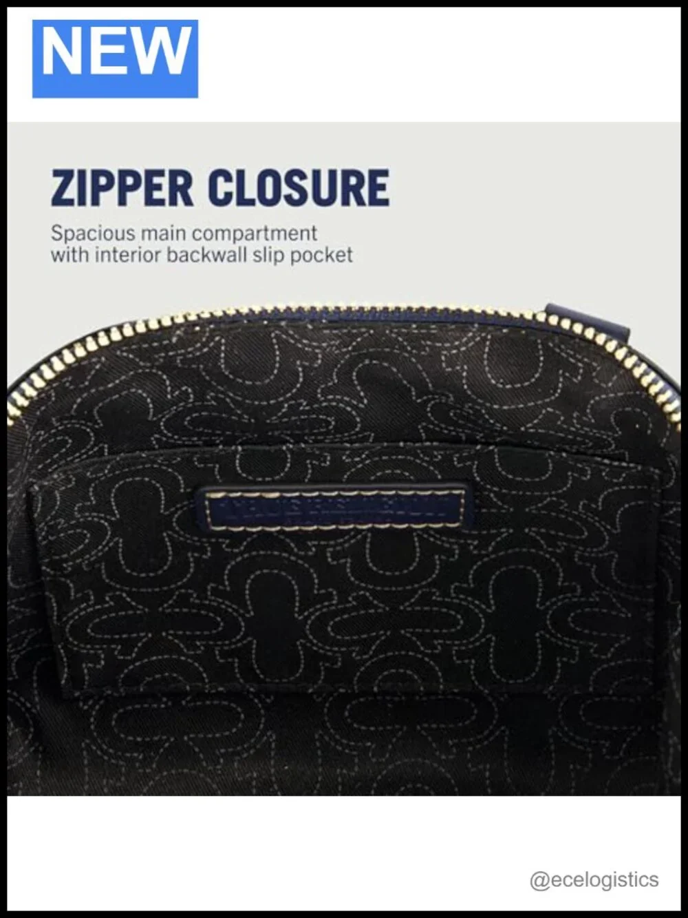 Quilted Denim Satchel with Gold Stud Accents, Adjustable Strap